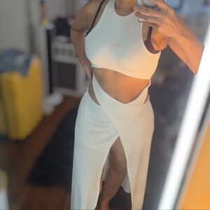 Source Unknown White Maxi Dress